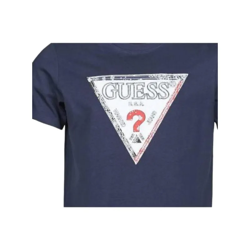 GUESS T Shirts Men Blue-4