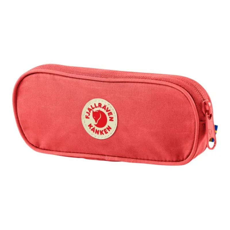 Fjallraven Kanken Polyester Pencil Case Travel Storage Bag Unisex Peach Pink-0