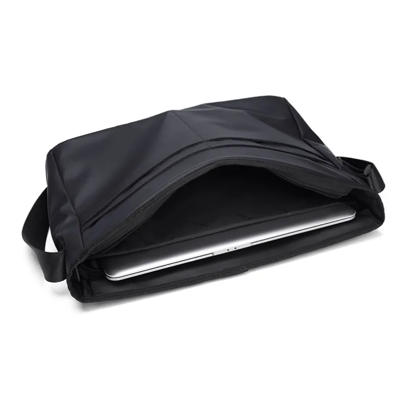 POLO Fabric Shoulder Bag Regular Men's Black-2