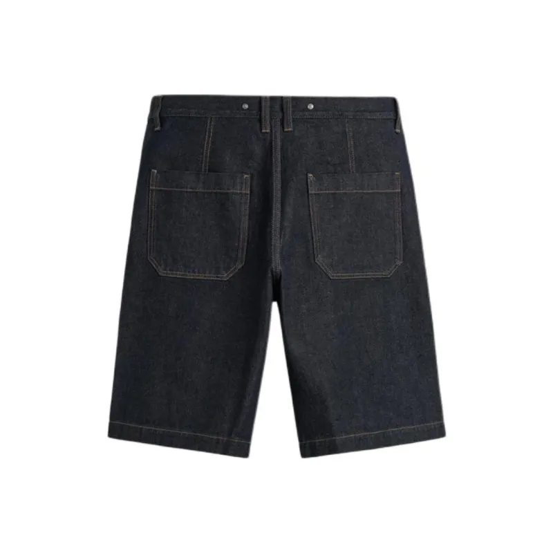 ZARA Denim Shorts Men Blue-1