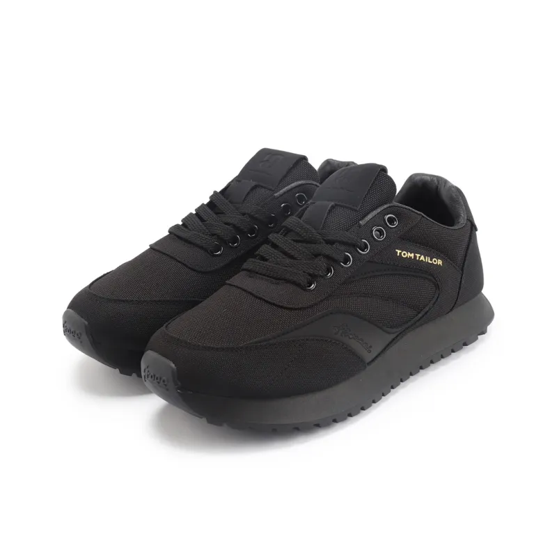 TOM TAILOR Low Top Casual Shoes Men's Black-5