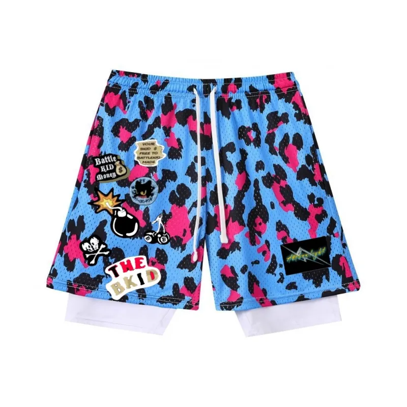 AMBER LIGHT Basketball Shorts Unisex-6