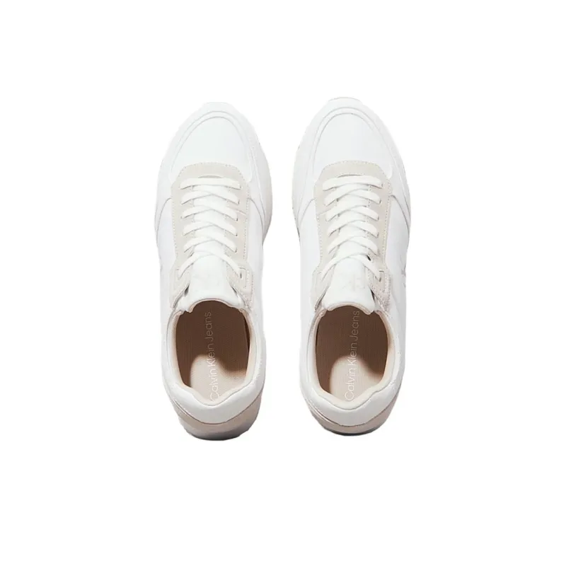 CKJ CALVIN KLEIN JEANS Low Top Casual Shoes Men's Beige-3