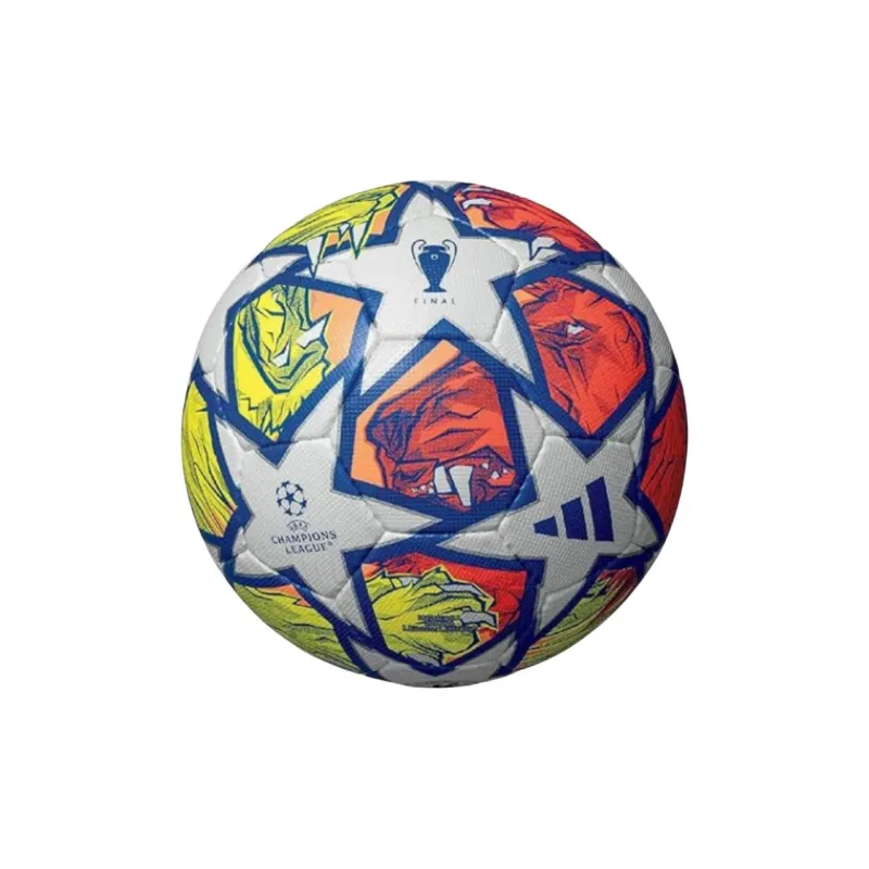 Adidas Size 5 Soccer Hand Stitched Soccer Ball Unisex White Red Yellow-0