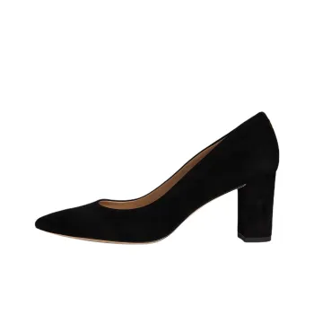 LAUREN RALPH LAUREN Lanette Chunky Heel High Heels 7cm Women's Black