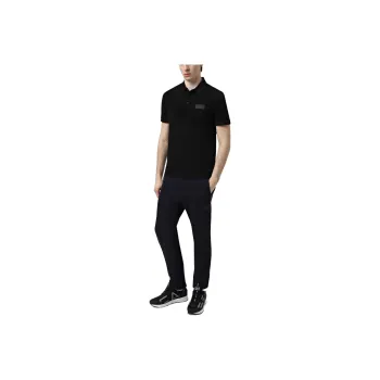 EMPORIO ARMANI EA7 SS25 Polo Shirt Men's Black