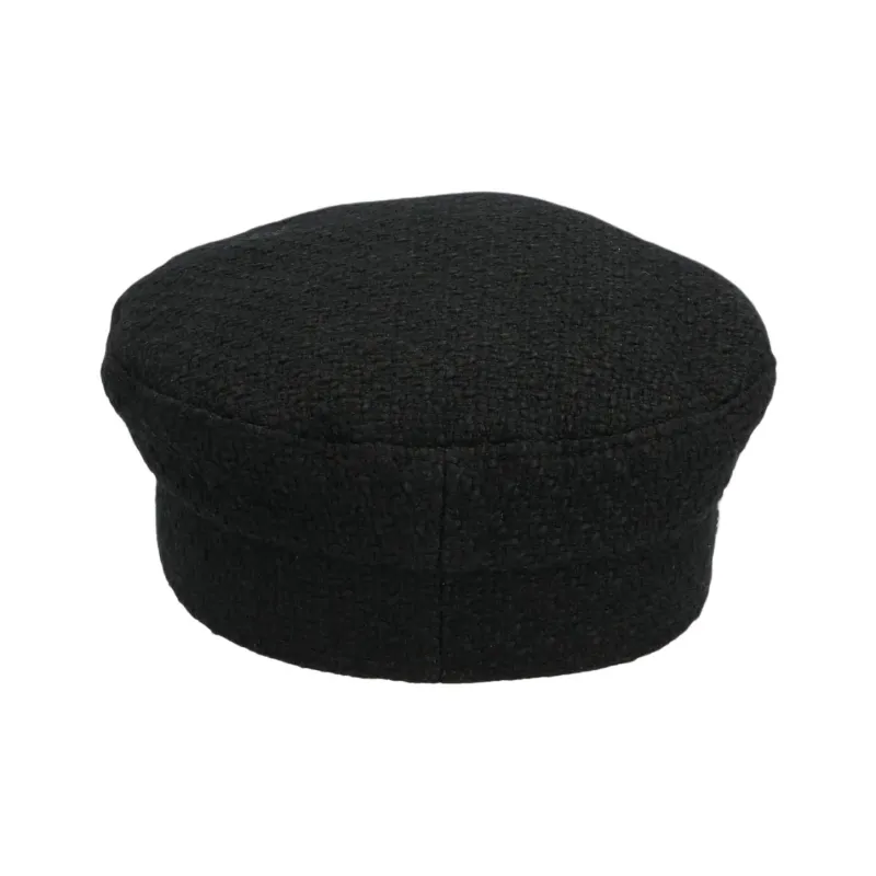 RUSLAN BAGINSKIY Polyester, Cotton, Acrylic Hats & Caps Women's Black-1