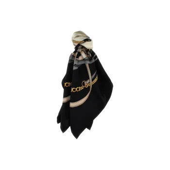 GUCCI Silk Scarves Women's Black