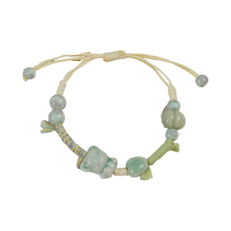 VIVIWELL Ceramic Rope Bracelets Women's-4