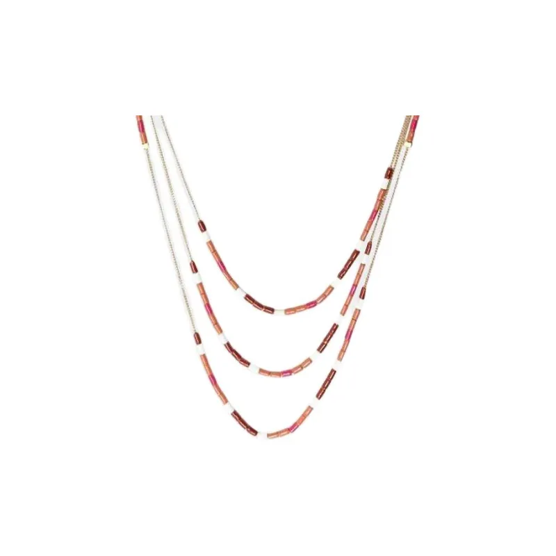 ISABEL MARANT ETOILE Bead detail Layered Necklace-0