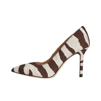 LAUREN RALPH LAUREN Lindella II Slim Heel High Heels 9cm Women's Brown