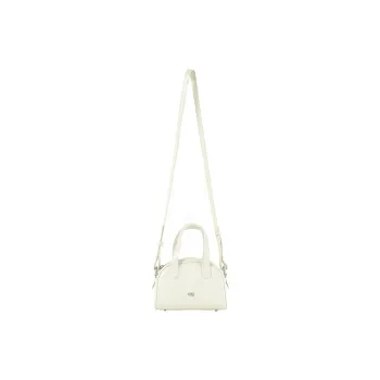 Crying Center Pu Crossbody One Shoulder Handbag Women's White Cotton Gray