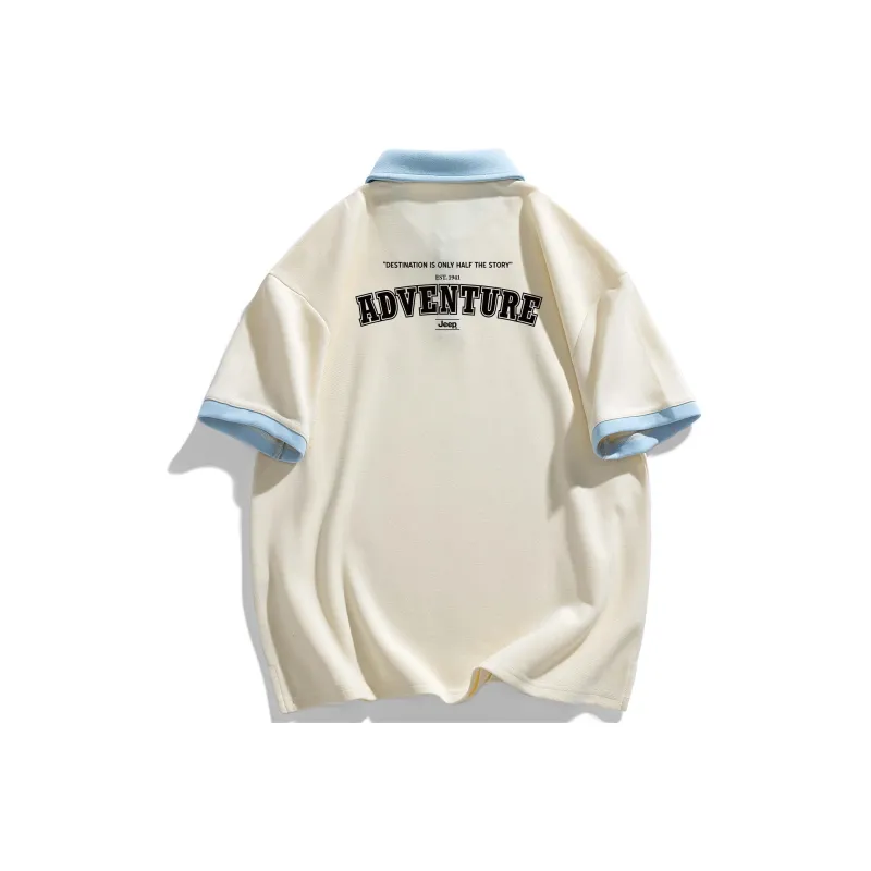 Jeep Short Sleeved Polo Shirt Men's-7