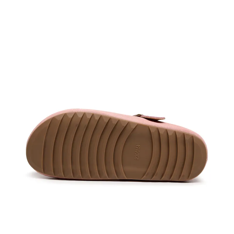 Golofi Rubber Sole Slip Resistant Closed Toe Slippers Women's-22