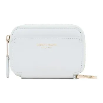 AMANI Cow Leather Wallet Mini Women's Bianco