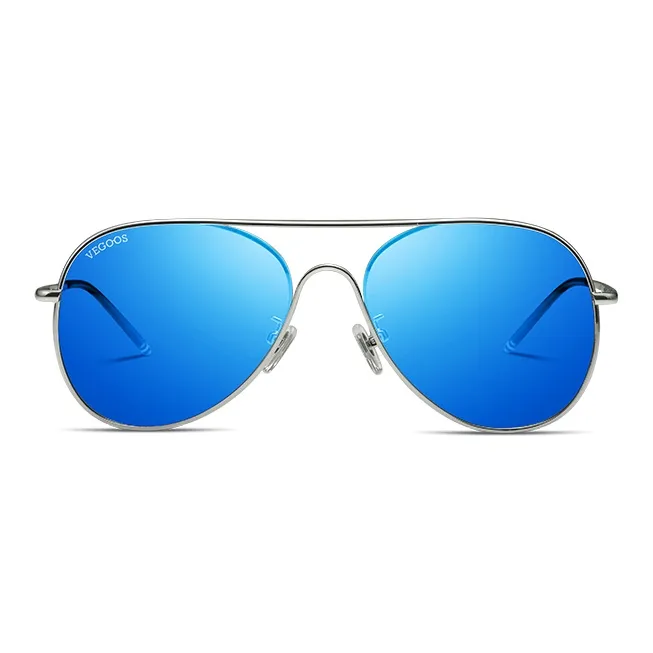 VEGOOS Metal Aviator Sunglasses Men's-4