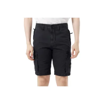 STONE ISLAND Cargo Shorts Men's Black