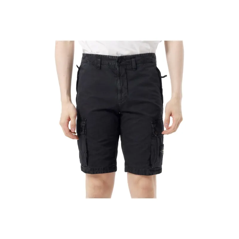 STONE ISLAND Cargo Shorts Men's Black-0