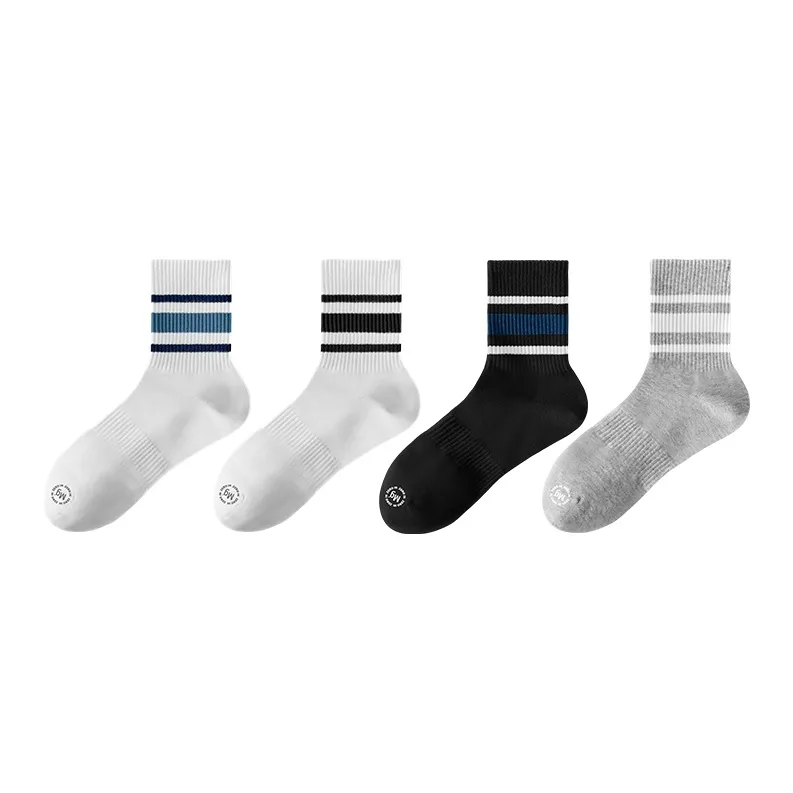 ZEROIN Mid Calf Socks Unisex 4 Pack-28