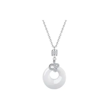 Strange Snow Natural Chalcedony Necklaces Women's