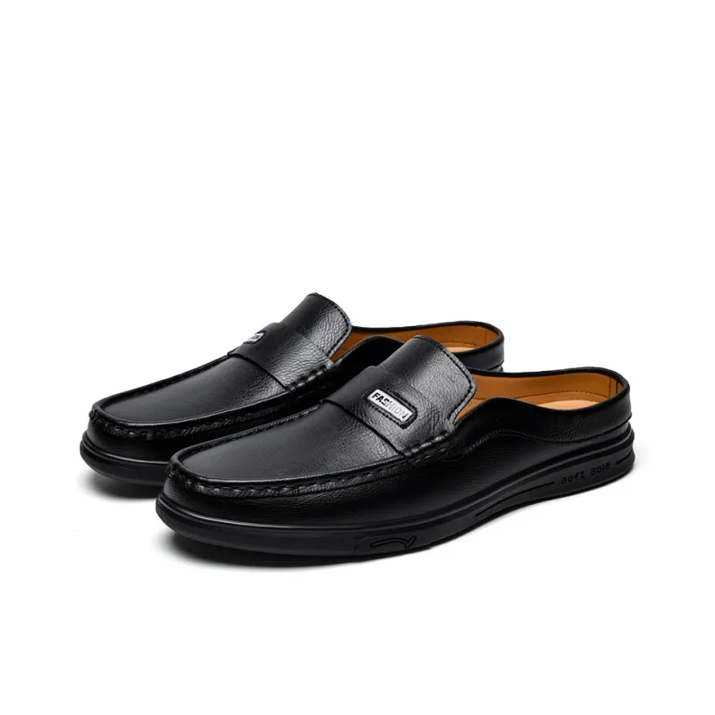 Abango Rubber Sole Slip Resistant Closed Toe Slippers Men's-2