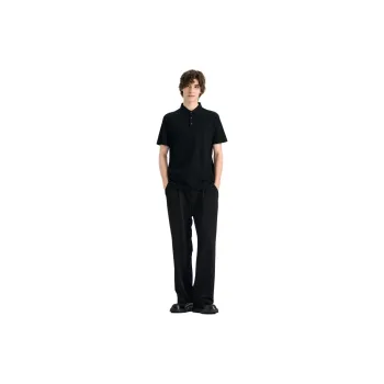 WILD LEADER Polo Shirts Men Mysterious Black[TW5118277H]