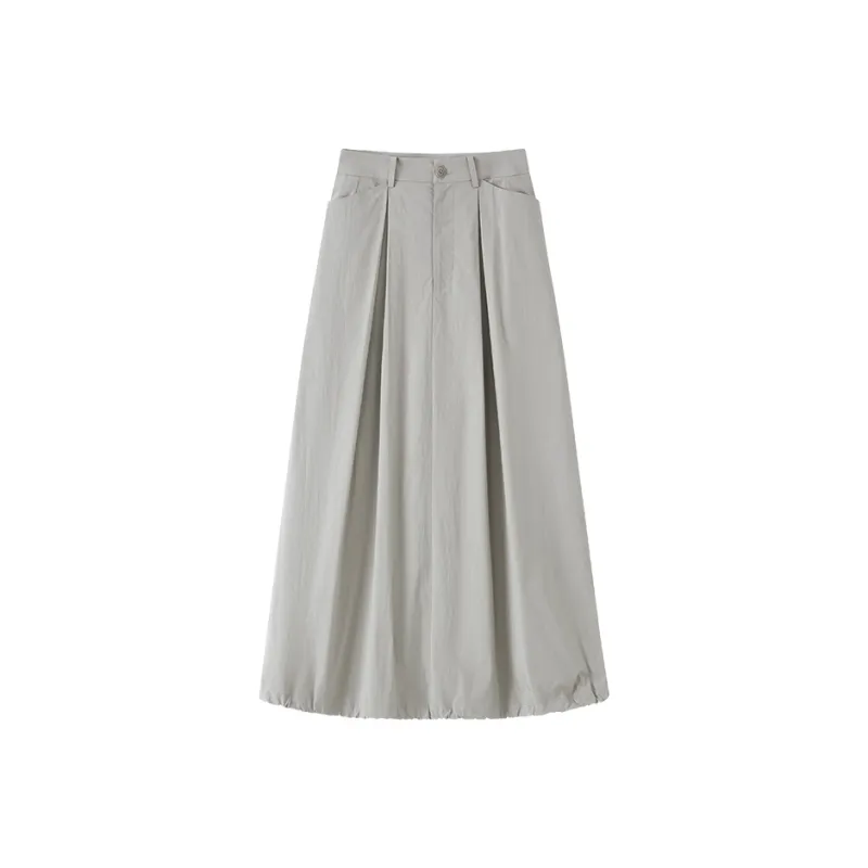 TAGEECHITA Casual Long Puffy Floral Skirt Women's-0