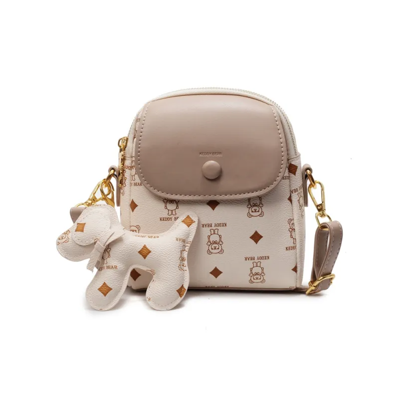 TOUTSEUL YOLO PU Crossbody Bag, Shoulder Bag Women's White/Pink/Coffee/Brown-0