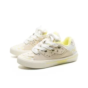 Medd Skateboard Shoes Women's Low Top Beige Pink