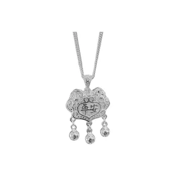 Stone Edge Poly 990 Silver Necklaces Women's