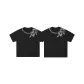 2 Pack (Black T-Shirt with White Logo+Black T-Shirt with White Logo)