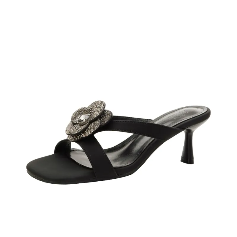TATAYA Rubber Sole Abrasion Resistant Slide Slippers Women's-6
