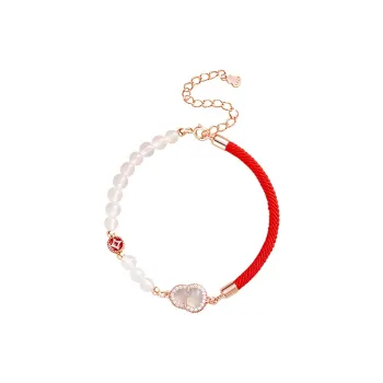 LANMUYINNUO Natural Chalcedony Bracelets Women's