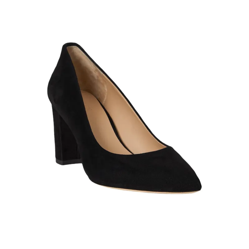 LAUREN RALPH LAUREN Lanette Chunky Heel High Heels 7cm Women's Black-2