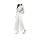 White Cropped Pants