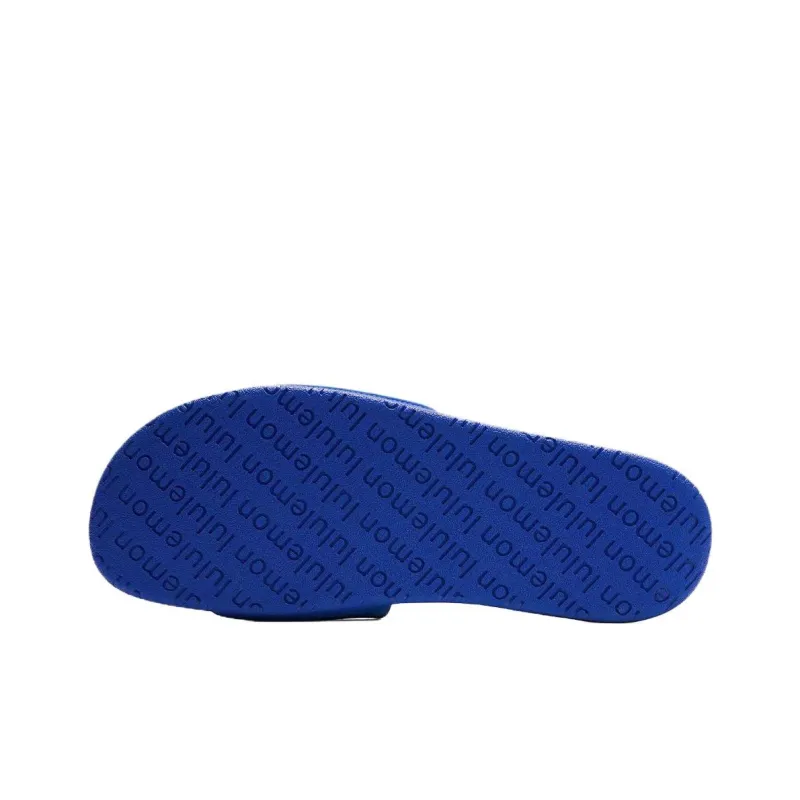 Lululemon Restfeel Slip Resistant Abrasion Resistant Slide Slippers Men's Blue-4