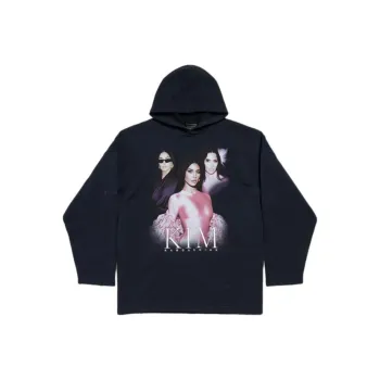Balenciaga Sweatshirt Loose Fit Unisex Blue