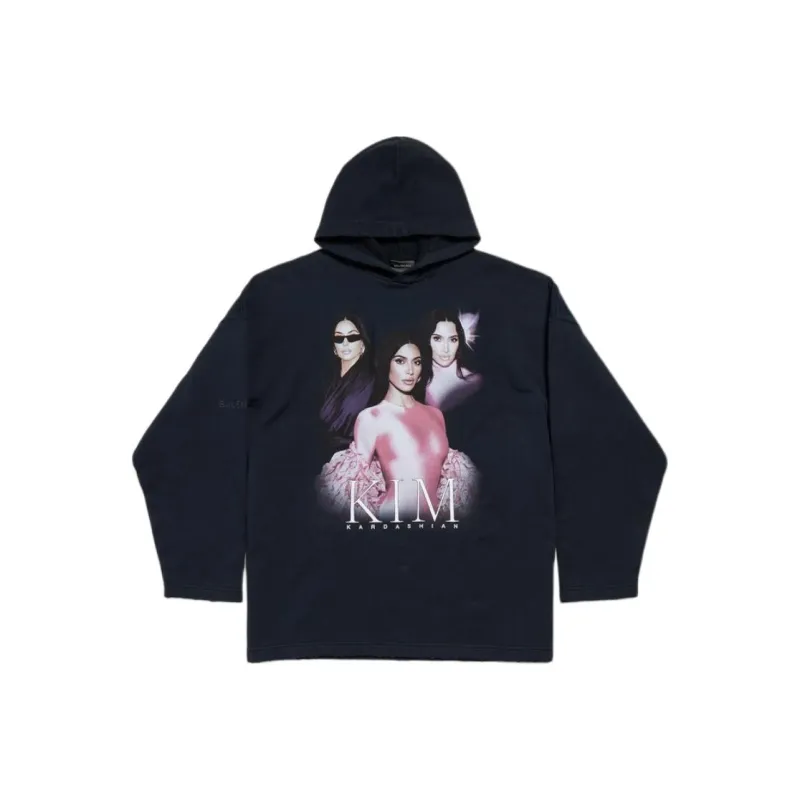 Balenciaga Sweatshirt Loose Fit Unisex Blue-0
