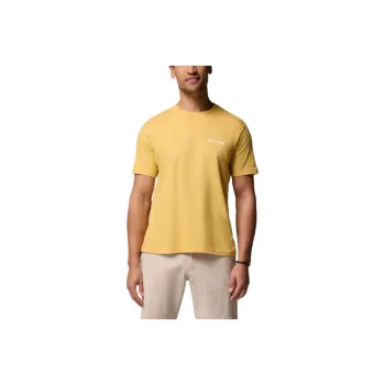 Columbia Marker Graphic T Shirt Men's Yellow