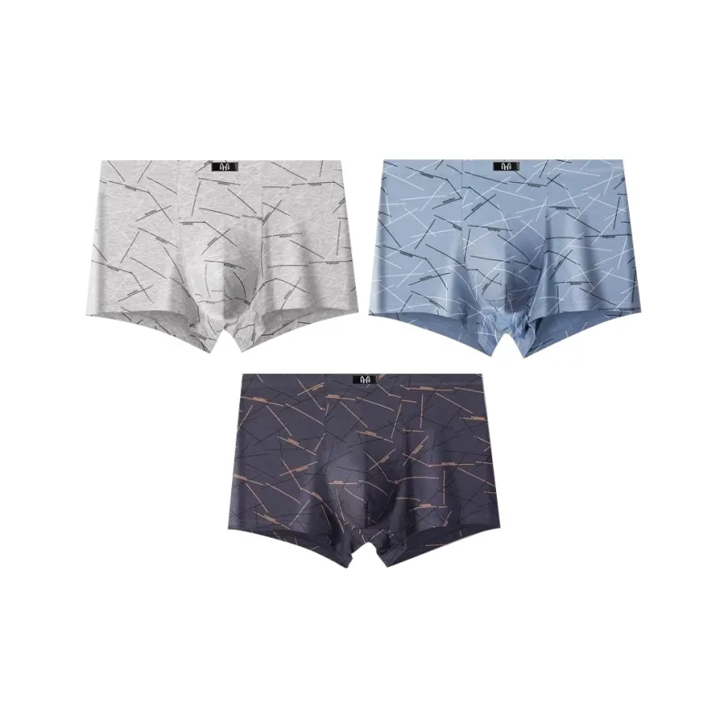 H YXIANG Underpants Men's 3 Pack-3