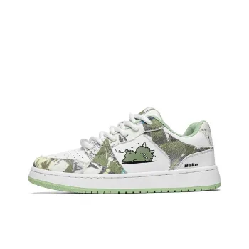 BAKE Anti Slip Wear Resistant Low Top Skateboard Shoes Men's
