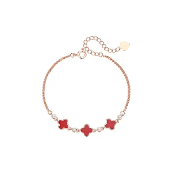 SINO GEM 925 Sterling Silver Bracelets Women's