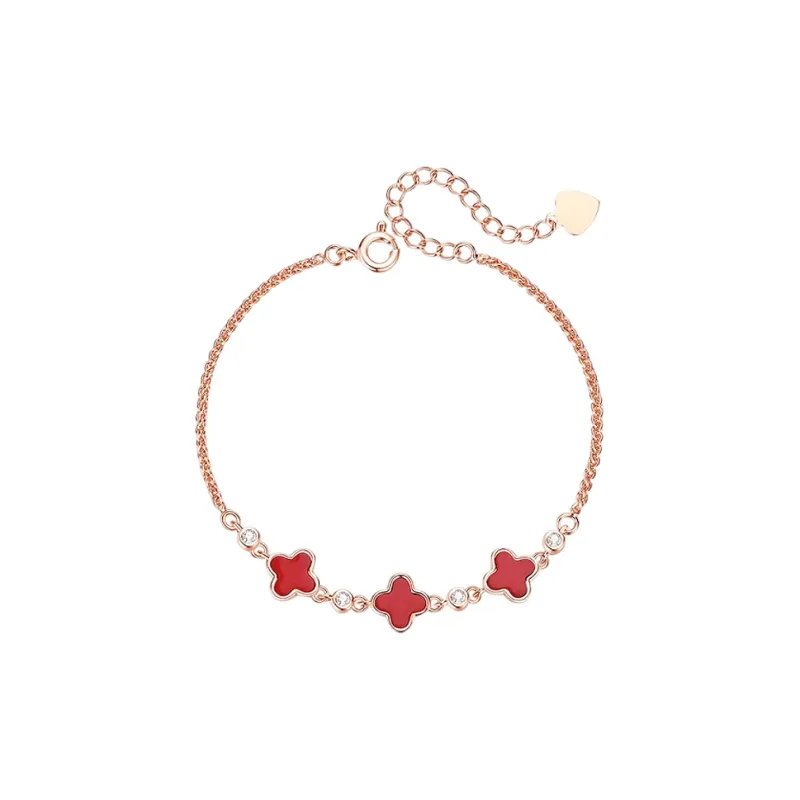SINO GEM 925 Sterling Silver Bracelets Women's-0