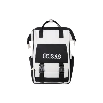 WICKBUEN Nylon Backpack Unisex Black/Pink/Khaki/Purple