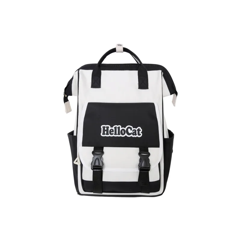 WICKBUEN Nylon Backpack Unisex Black/Pink/Khaki/Purple-0