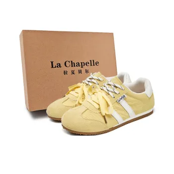 La Chapelle Anti Slip Wear Resistant Low Top Casual Shoes Women's Lemon