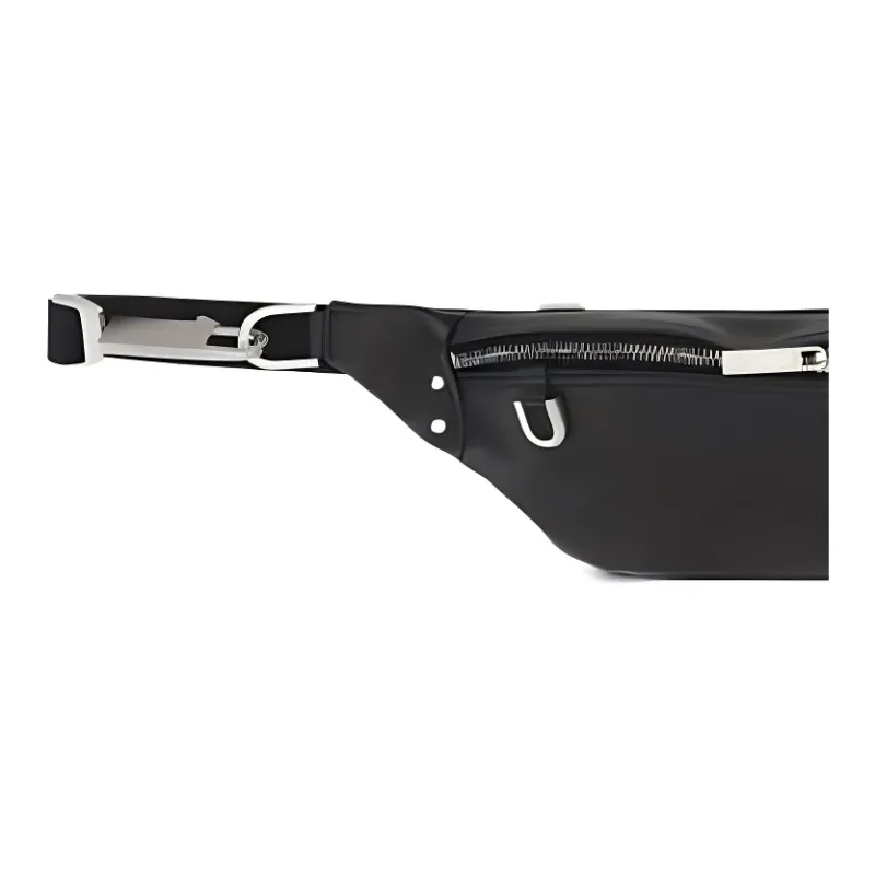 RICK OWENS Logo Embossed Zipped Belt Bag-4