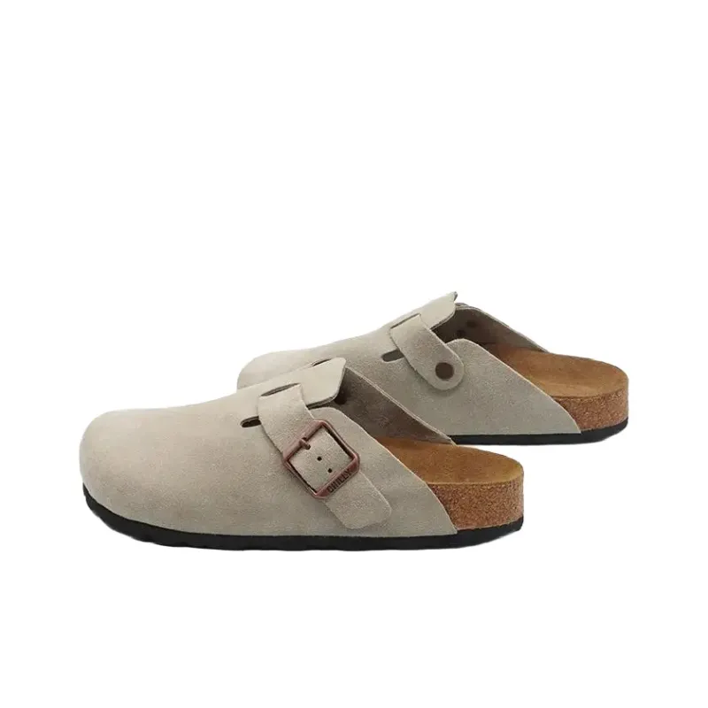 OAOQ Quiet Abrasion Resistant Slip Resistant Closed Toe Slippers Unisex-17