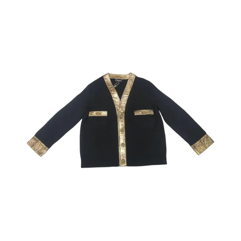 CHANEL 18K Cashmere Sweater Women's Black-0