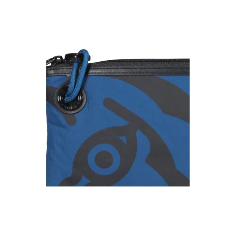 KENZO Tiger Fabric Clutch Handbag Men's Blue-4